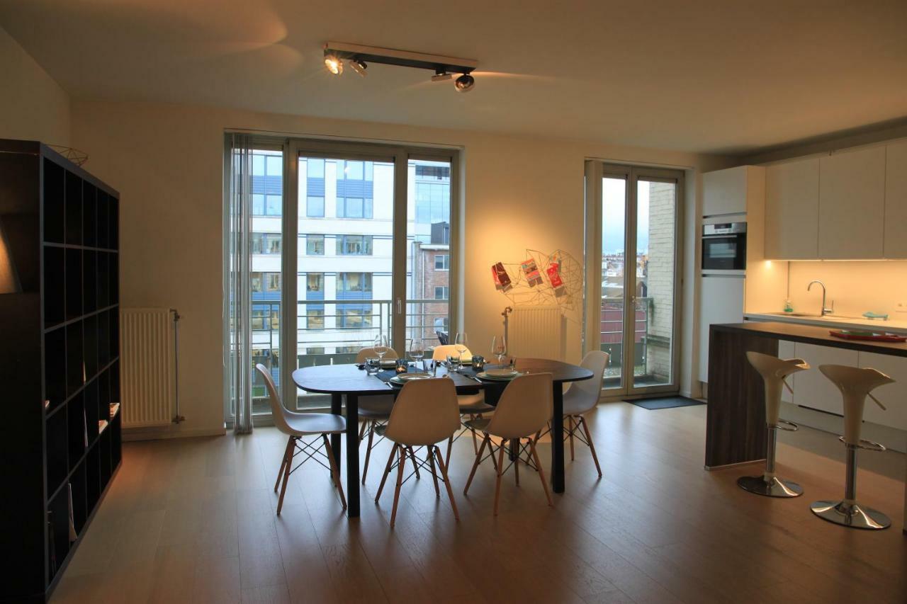 New Design Apartment In Brussel Eksteriør bilde